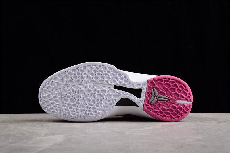 ZOOM KOBE 6 THINK PINK PNKFR I/WHTE-MTLC KAY YOW