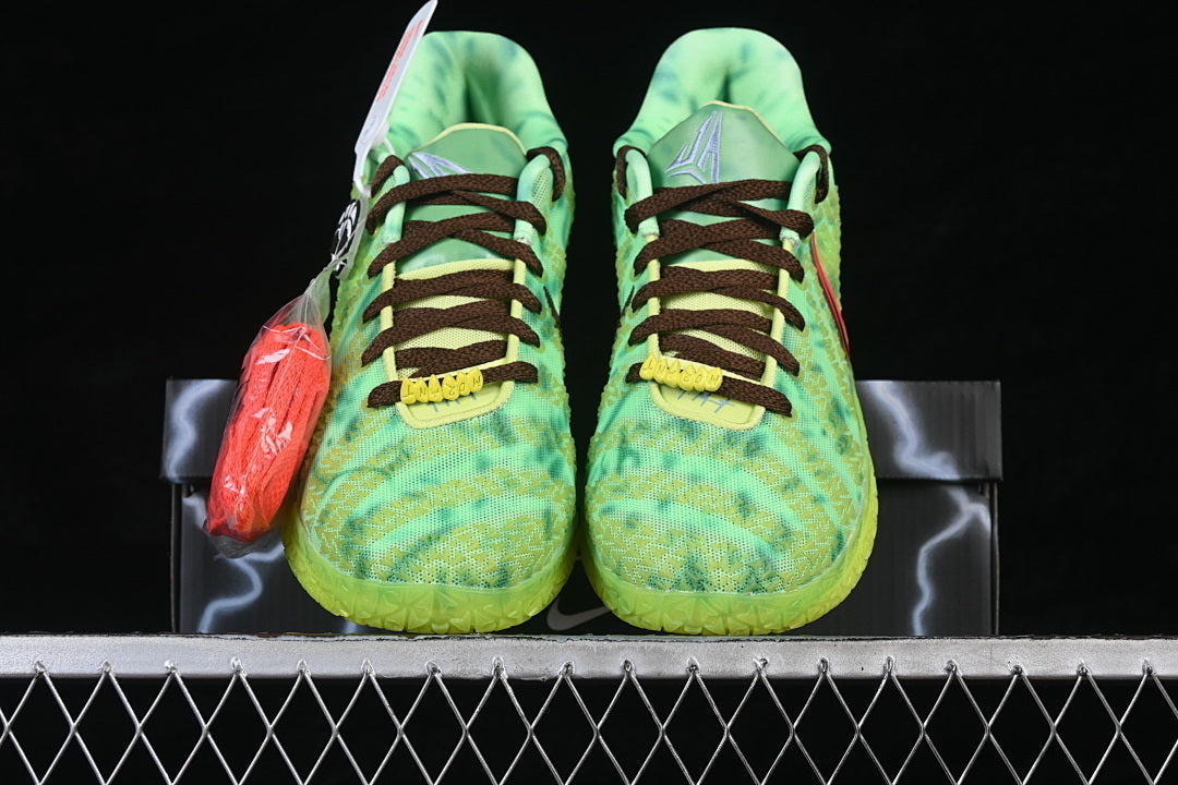 JA 3 EP PRACTICAL BASKETBALL SHOES GREEN/YELLOW/BLACK/RED