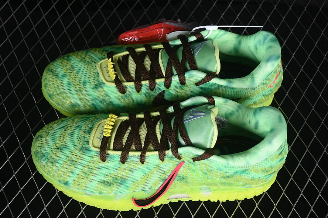 JA 3 EP PRACTICAL BASKETBALL SHOES GREEN/YELLOW/BLACK/RED