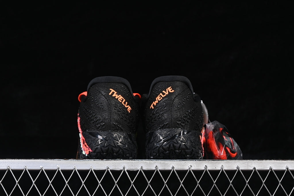 JA 3 EP Practical basketball shoes BLACK/ORANGE/RED/GREEN]