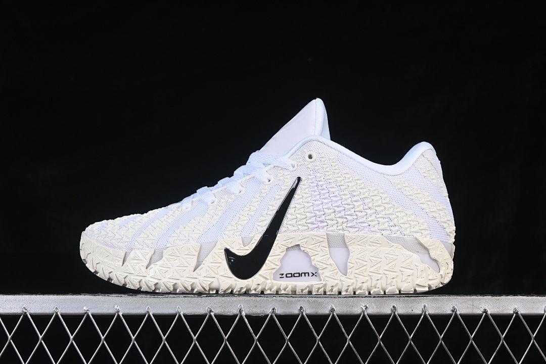 JA 3 EP LOW TOP BASKETBALL SHOES BLACK/WHITE/BEIGE