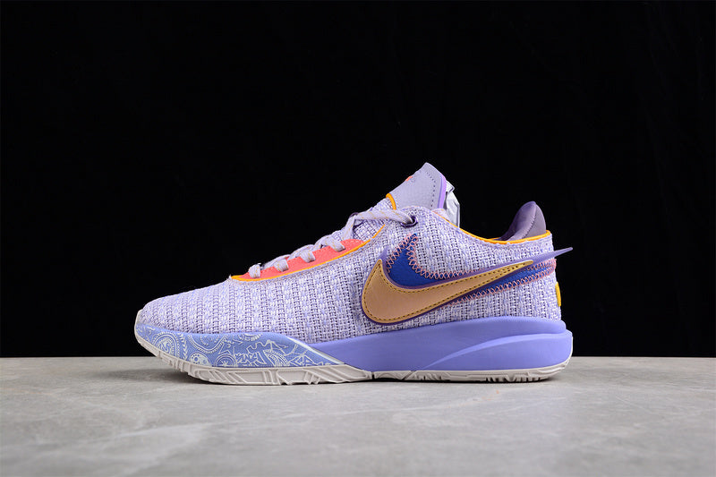 LEBRON 20 EP VIOLET FROST/METALLIC GOLD/PURPLE PULSE/CANYON PURPLE/MAGIC EMBER