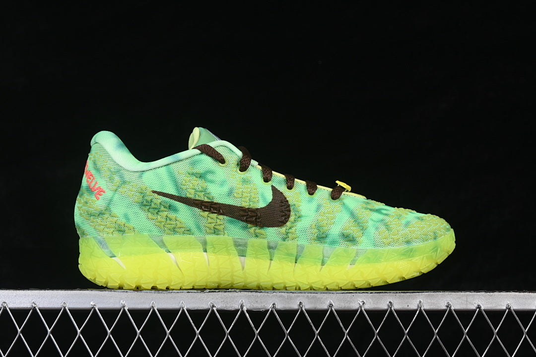 JA 3 EP PRACTICAL BASKETBALL SHOES GREEN/YELLOW/BLACK/RED