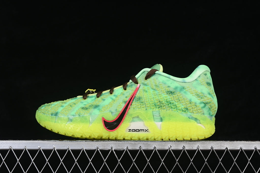 JA 3 EP PRACTICAL BASKETBALL SHOES GREEN/YELLOW/BLACK/RED